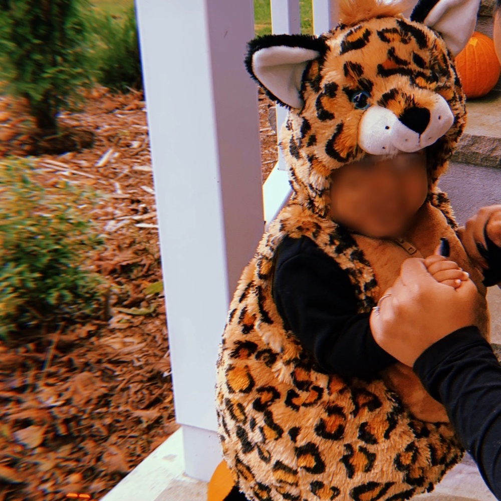 Halloween Cheetah baby costume